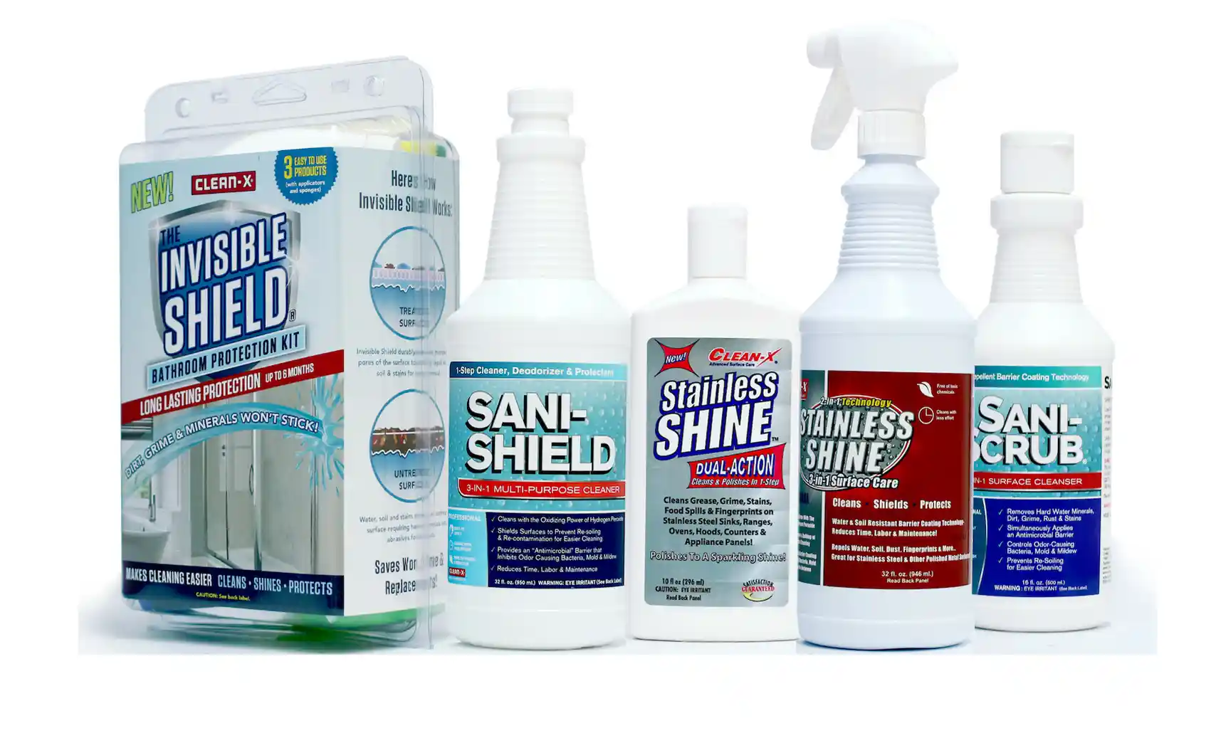 Clean x cleaning products